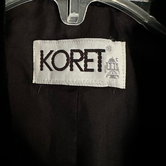 Vintage Koret Union Made In The USA Women’s Black Velvet Blazer Classic - Picture 5 of 7